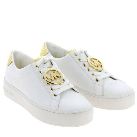 sneaker weiss michael kors|Michael Kors sneakers outlet.